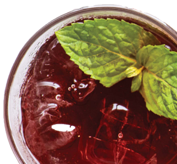 overhead image of a functional beverage energy drink