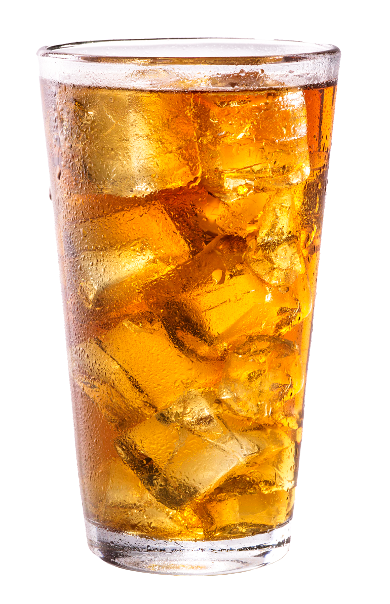 glass filled with ice sitting on top of a table, ready to hold a refreshing beverage