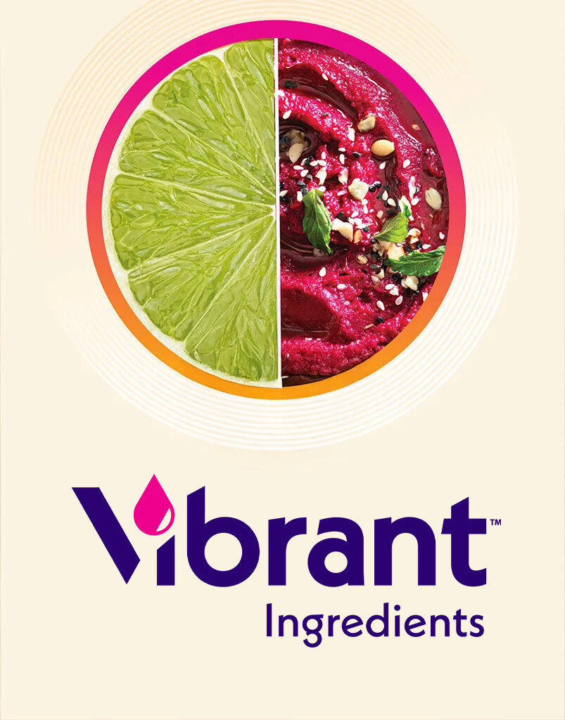 picture of vibrant ingredients on a white background related to beverage manufacturing